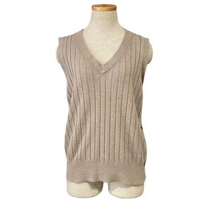 Free/Quent Sweater Vest Tan Size X Large XL